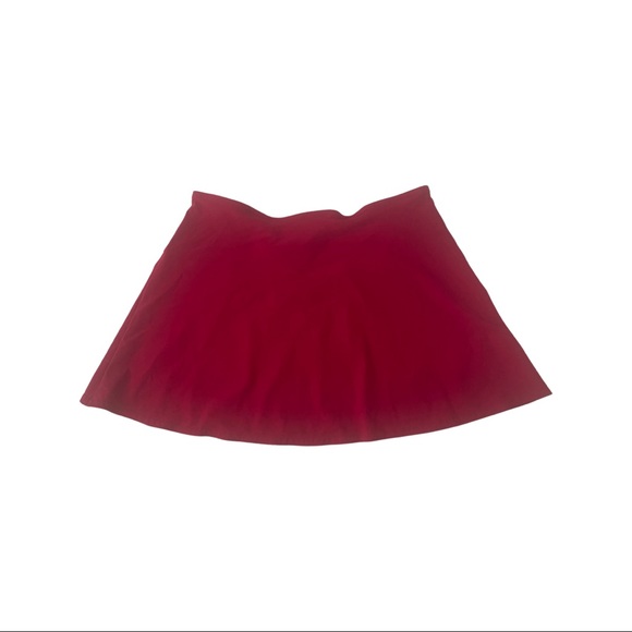 Karla Colletto XS Swim Skirt Red - Picture 2 of 5